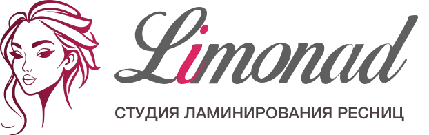 Логотип студии ламинирования ресниц Лимонад